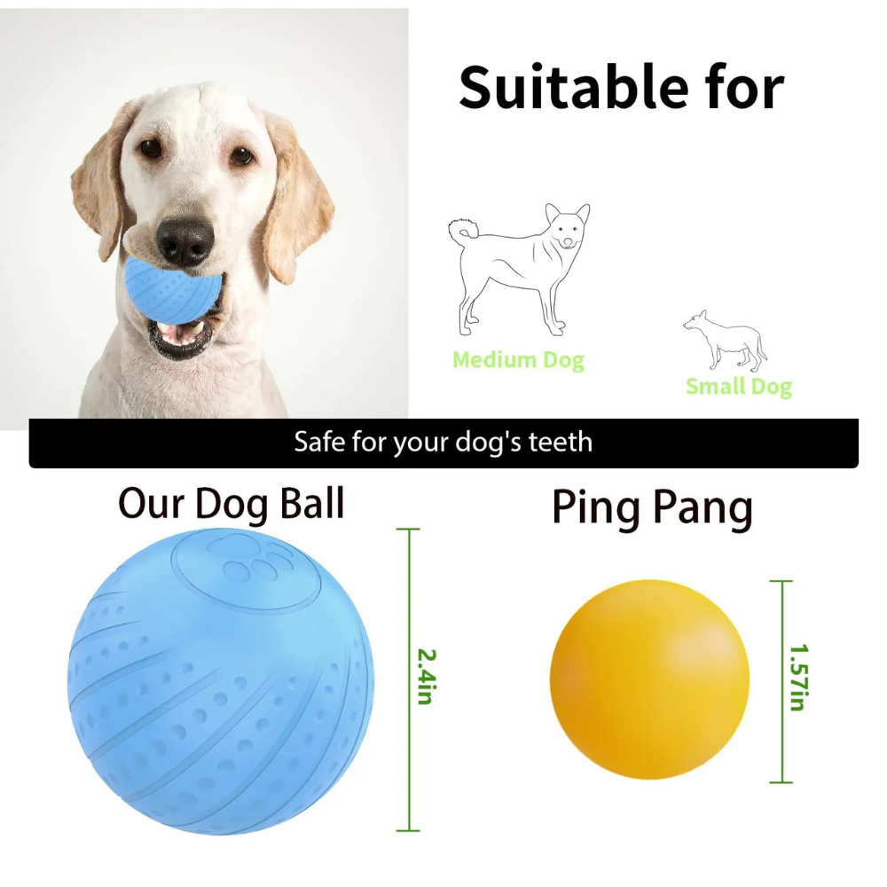 OlvysPlays™ Wagglo Smart Dog Ball OlvysBeds™