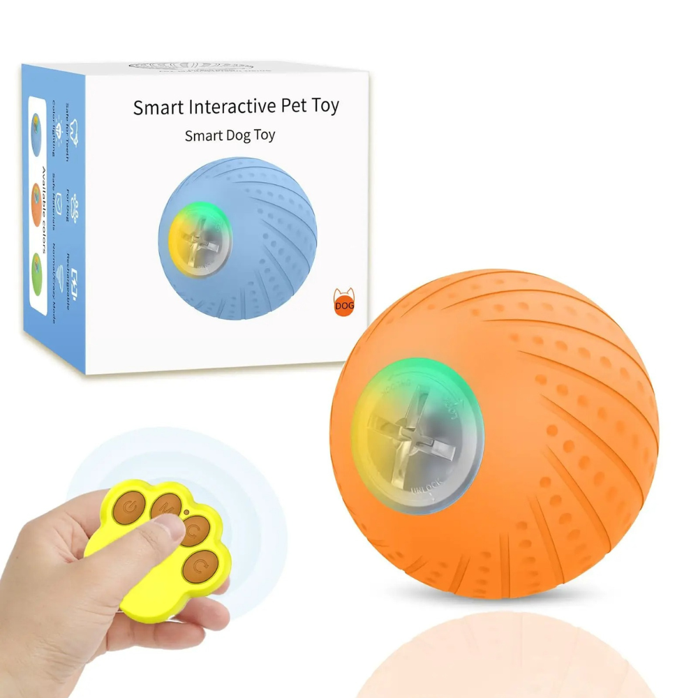 OlvysPlays™ Wagglo Smart Dog Ball OlvysBeds™