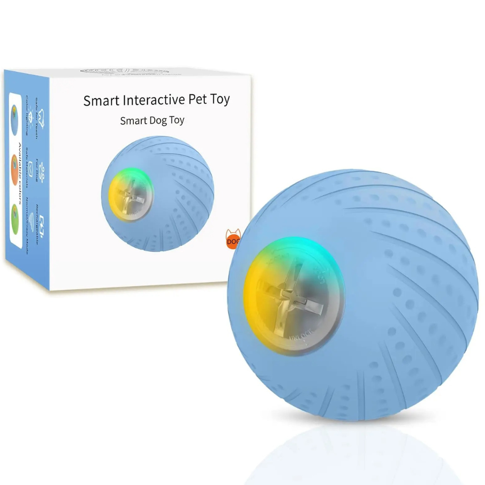 OlvysPlays™ Wagglo Smart Dog Ball OlvysBeds™