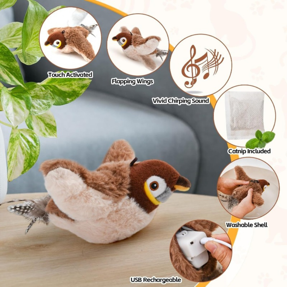 OlvysBeds™ Interactive Bird Pet Toy